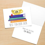 Best Tea-cher Ever - Print At Home Card