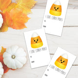 I Love Corny Puns (Candy Corn) - Print At Home Gift Tags