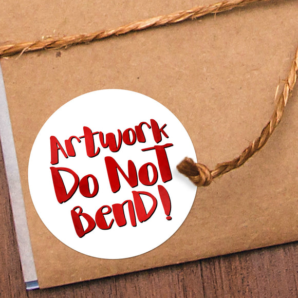 Artwork Do Not Bend (Bold) - Stickers