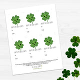 You're My Lucky Charm (Four Leaf Clover) - Print At Home Gift Tags