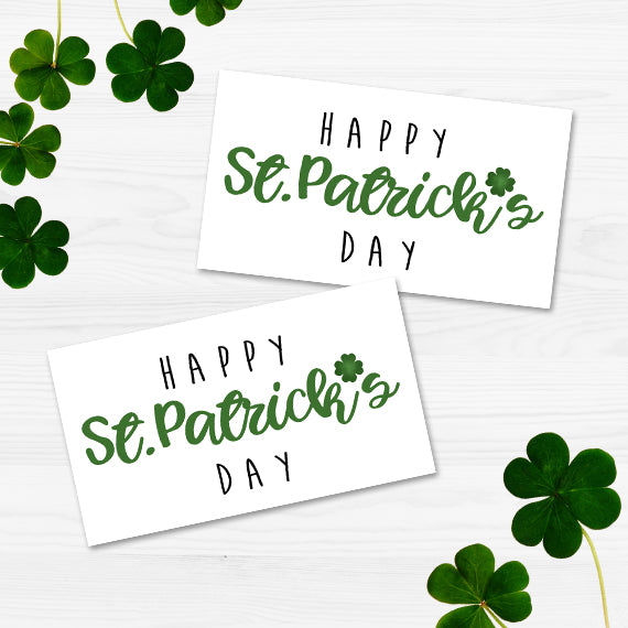 Happy St. Patrick's Day - Print At Home Gift Tags