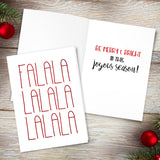Falalalalalalalala - Print At Home Card