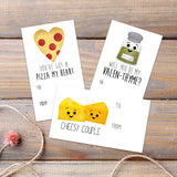 Valentine's Day (Food Puns) - Print At Home Gift Tags