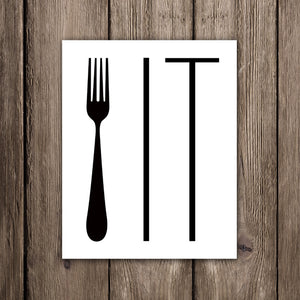 Fork It - Print At Home Wall Art