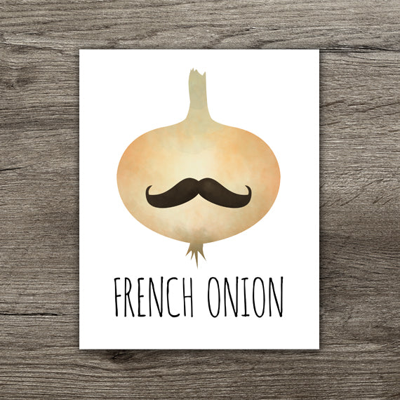 French Onion - Print At Home Wall Art