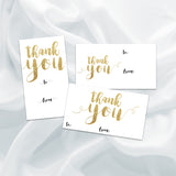 Thank You (Faux Glitter) - Print At Home Gift Tags