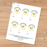 He Popped The Question (Popcorn) - Print At Home Gift Tags
