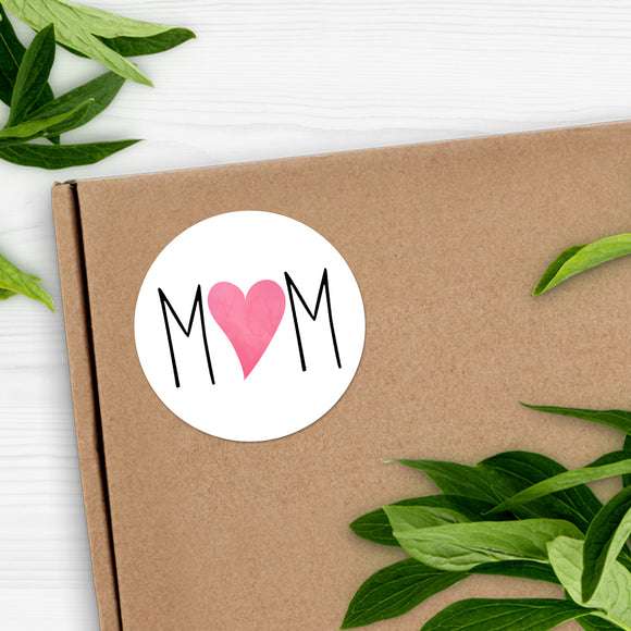 Mom (Heart) - Stickers