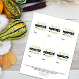 They Did The Monster Mash - Print At Home Gift Tags