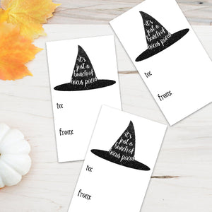 It's Just A Bunch Of Hocus Pocus - Print At Home Gift Tags
