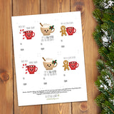 Holiday Drinks - Print At Home Gift Tags