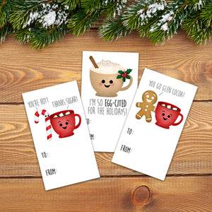 Holiday Drinks - Print At Home Gift Tags