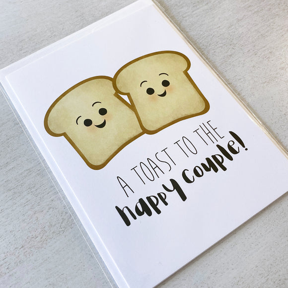A Toast To The Happy Couple - Ready To Ship Card