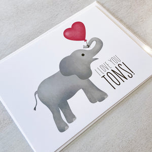 I Love You Tons - Ready To Ship Card