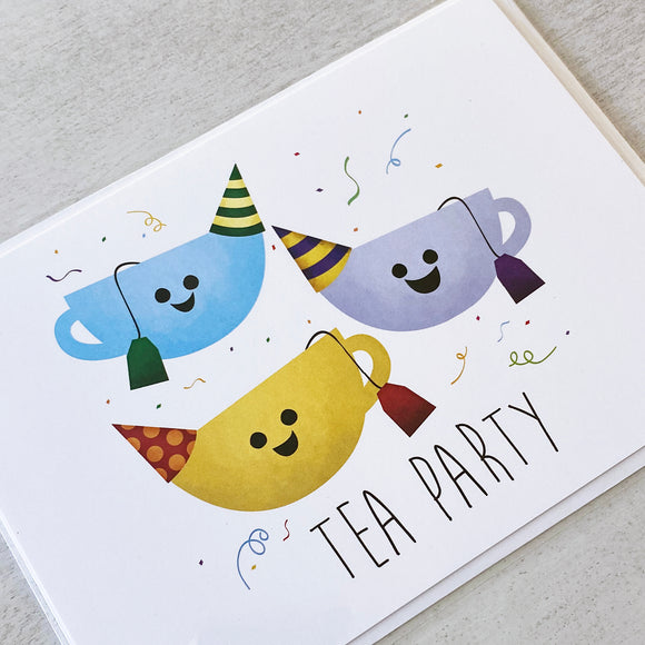 Tea Party - Ready To Ship Card