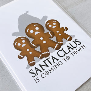Santa Claus Is Coming To Town - Ready To Ship Card