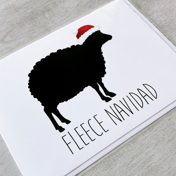 Fleece Navidad - Ready To Ship Card