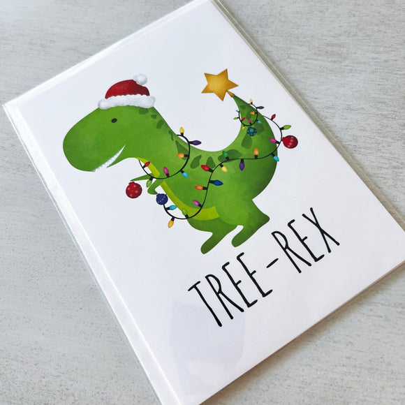 Tree-Rex (Dinosaur) - Ready To Ship Card