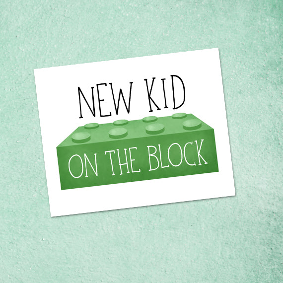 New Kid On The Block (Green) - Print At Home Wall Art
