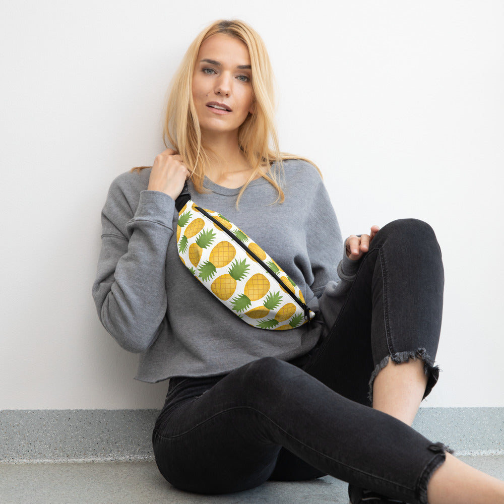 Pineapple Pattern Fanny Pack A Little Leafy