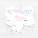 Thank You For Sprinkling Love And Kindness - Print At Home Gift Tags