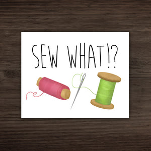 Sew What - Print At Home Wall Art