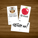 Student - Print At Home Gift Tags