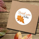 Thank You For Your Order (Autumn Leaves) - Stickers