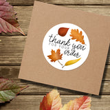 Thank You For Your Order (Autumn Leaves) - Stickers