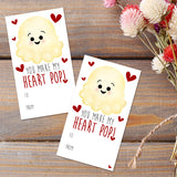 You Make My Heart Pop (Popcorn) - Print At Home Gift Tags
