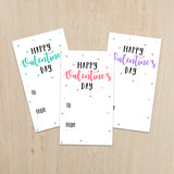 Happy Valentine's Day (Polka Dots) - Print At Home Gift Tags