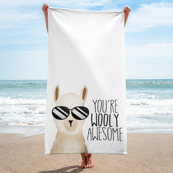 You're Wooly Awesome (Llama) - Towel