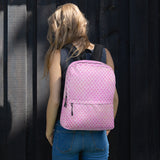 Pink (Faux Glitter) Mermaid Tail Pattern - Backpack