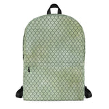 Green Mermaid Tail Pattern - Backpack