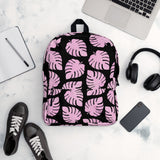 Monstera Leaf Pattern - Backpack