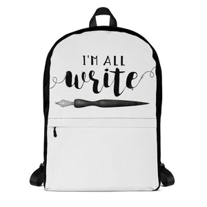 I'm All Write - Backpack