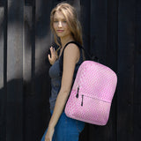 Pink (Faux Glitter) Mermaid Tail Pattern - Backpack