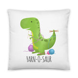 Yarn-O-Saur - Pillow