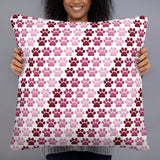 Paw Prints Pattern - Pillow