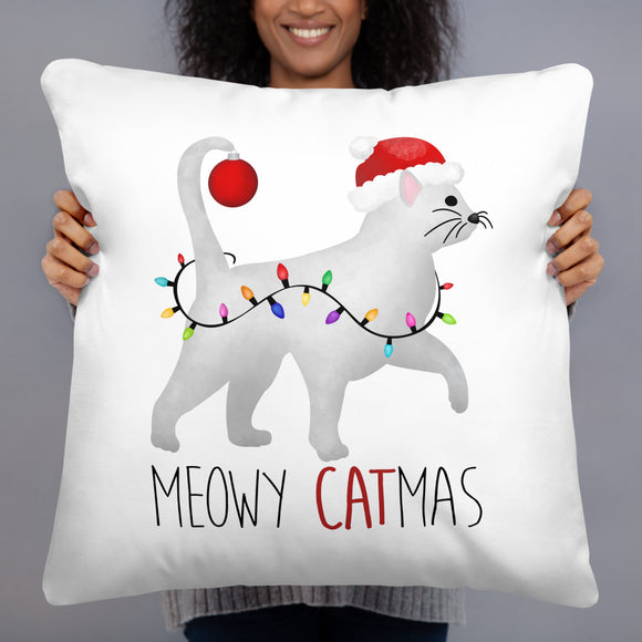 Meowy Catmas - Pillow