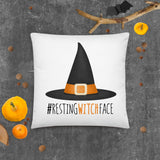 #RestingWitchFace - Pillow