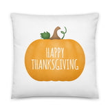 Happy Thanksgiving (Pumpkin) - Pillow