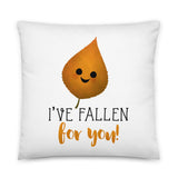 I've Fallen For You (Autumn Leaf) - Pillow