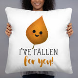 I've Fallen For You (Autumn Leaf) - Pillow