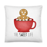 The Sweet Life (Gingerbread & Hot Cocoa) - Pillow