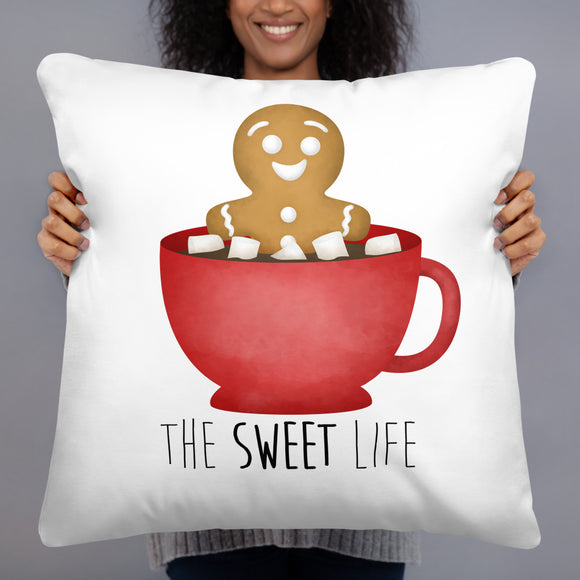 The Sweet Life (Gingerbread & Hot Cocoa) - Pillow