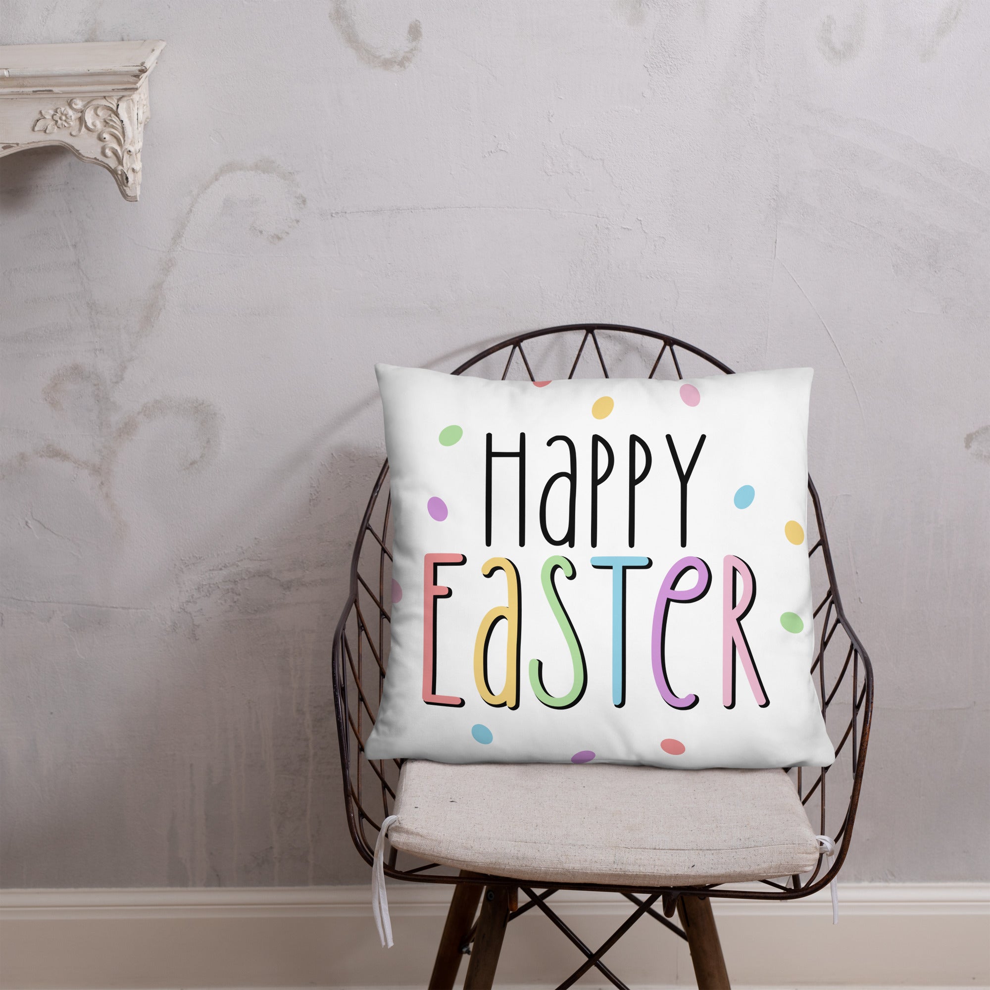 Happy easter pillow best sale