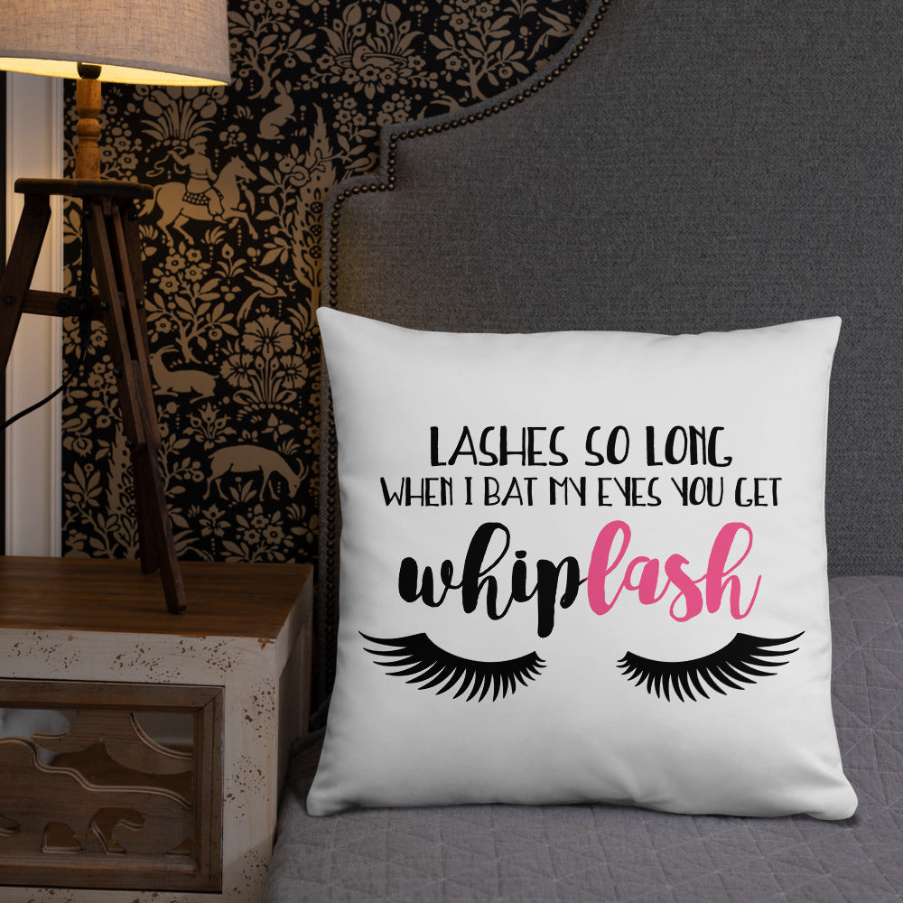 Lashes So Long When I Bat My Eyes You Get Whiplash Pillow A Little Leafy