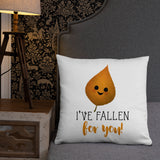 I've Fallen For You (Autumn Leaf) - Pillow