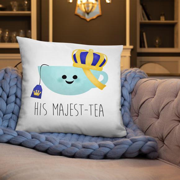His Majest-tea - Pillow